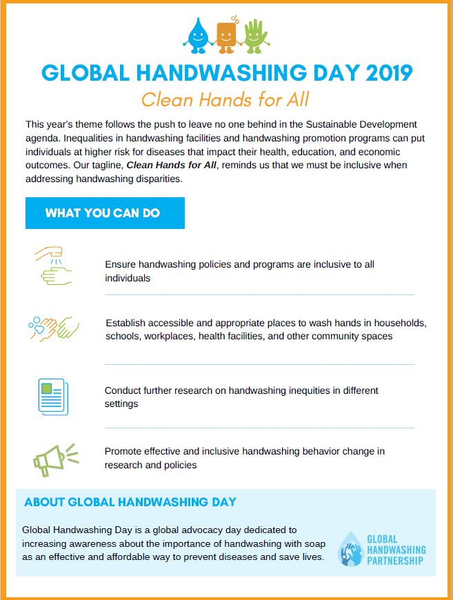 Global Handwashing Day (2022)